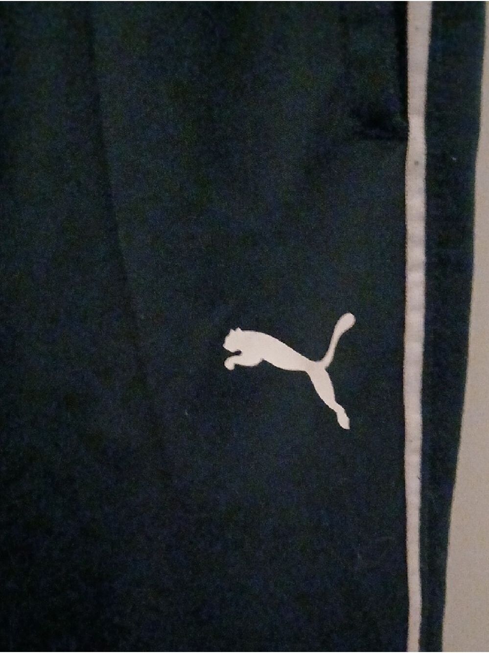 Puma Kids Track Jacket and Pants Set Dark Green White - Picture 6 of 7